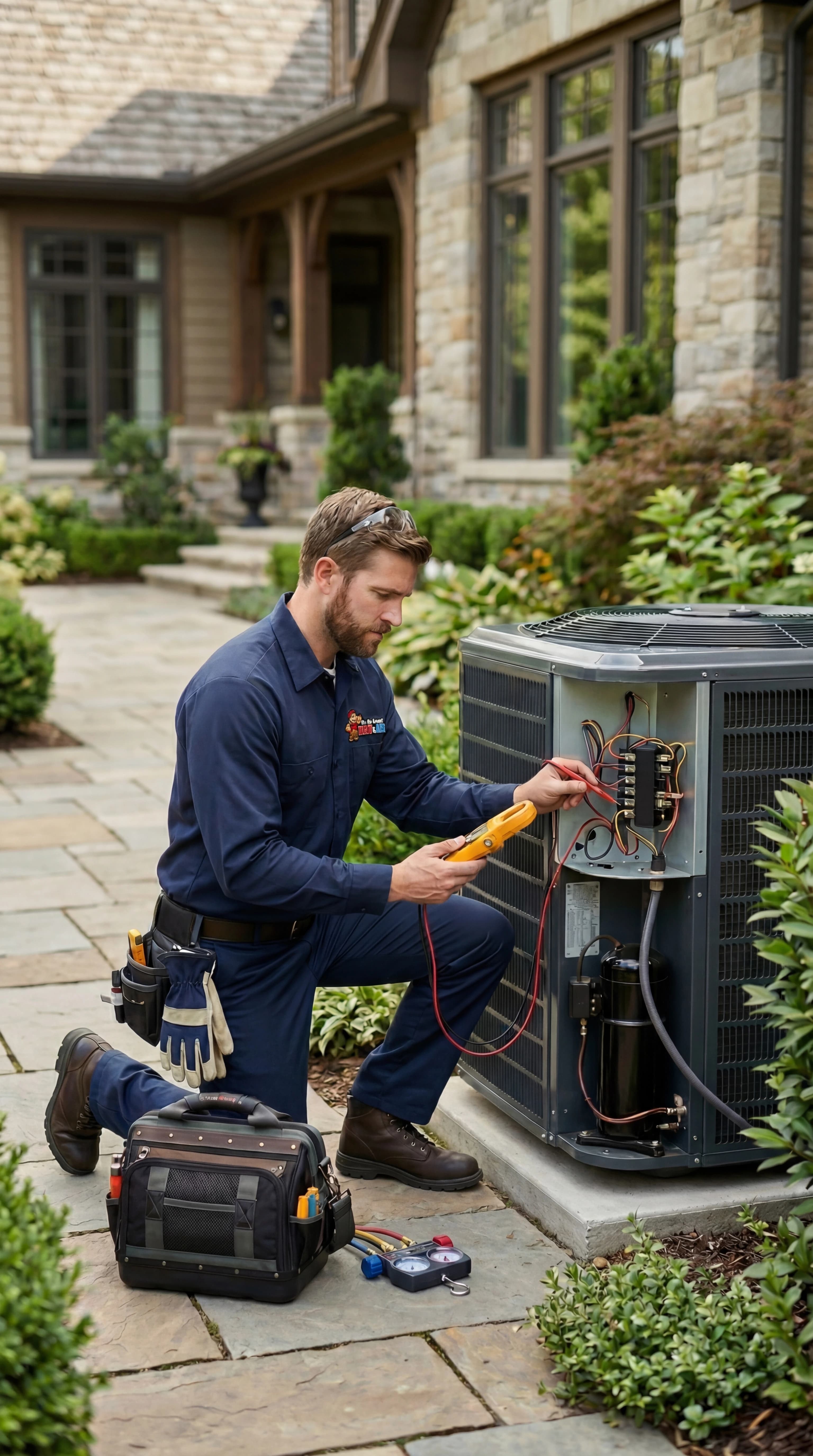 Full-service HVAC technician